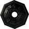 Ekena Millwork Nottingham Ceiling Medallion (Fits Canopies up to 4 5/8"), 18"OD x 3 1/2"ID x 1 1/2"P, Black Pearl CM18NTBPS - alternate 1